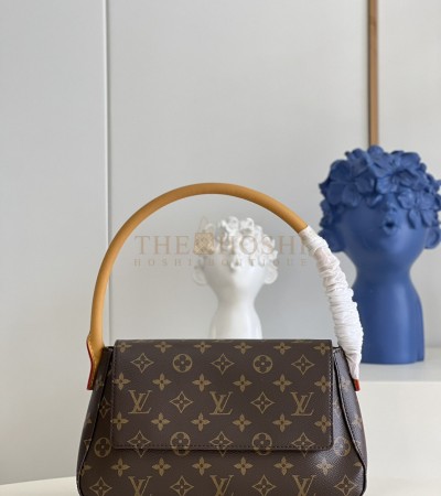 LOUIS VUITTON LV LOOPING SHOULDER BAG  BROWN SIZE 24×21×9CM M51147 MASTER QUALITY