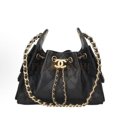 CHANEL 26C 25BAG MINI BLACK GOLD (20×22×12.5CM) 